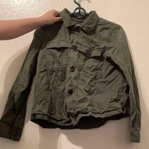 Old navy green jacket size extra small